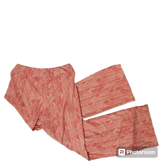 J McLAUGHLIN PANTS STRAIGHT LEG PINK WHITE PRINT FLAT WAIST SIZE S - Picture 8 of 11